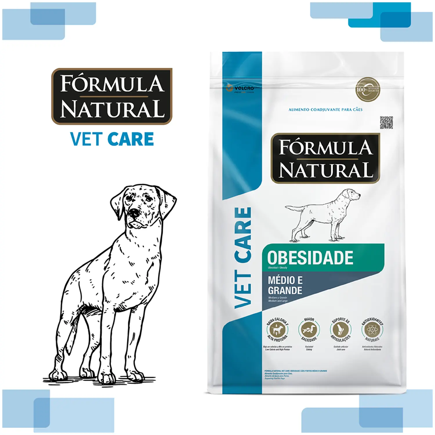 Ração Fórmula Natural Vet Care Obesidade Cães Médio e Grande Ração Fórmula Natural Vet Care Obesidade Cães Médio e Grande